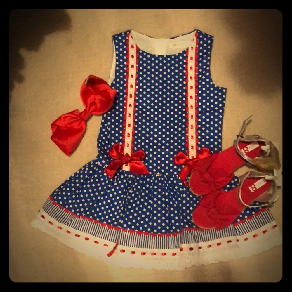 Girls 4th of July dress Pettigirl